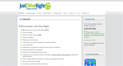 Desktop Screenshot of justdriveright.com